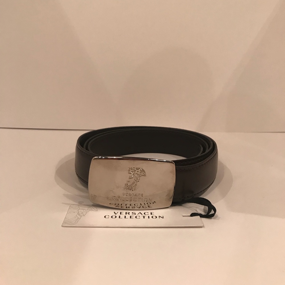 Vintage Versace leather belt
